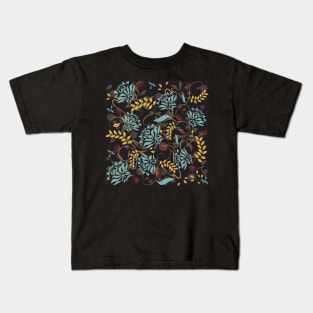 Vintage Floral Pattern Kids T-Shirt